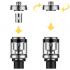 Changement de la résistance du Vaporesso Veco Tank