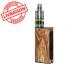Modbox Eleaf iPower aspect bois et clearomiseur Lyche couleur acier