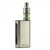 Modbox Eleaf iPower brushed silver et clearomiseur Lyche couleur acier